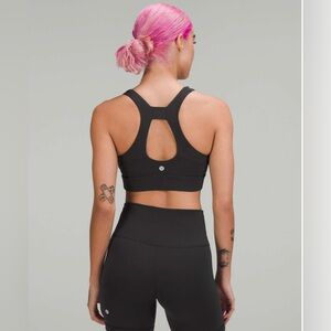 Lululemon Everlux Train *Medium Support C/D Cup Bra, Black, 12